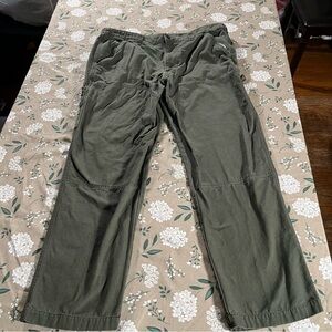 vintage gap carpenter pants Men’s 38x32 Green Y2K Military Utility Army